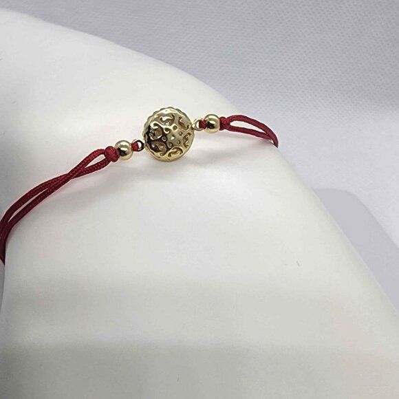 Elegant Round Charm Bracelet – Sterling Silver 925, Adjustable Fit - Picture 2 of 4